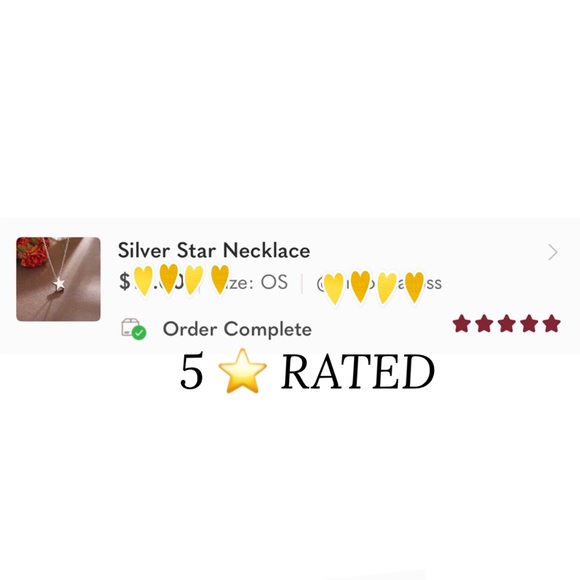 Silver Star Necklace - Picture 2 of 8